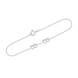 Armband mit 2 Buchstaben Ihrer Wahl Annika