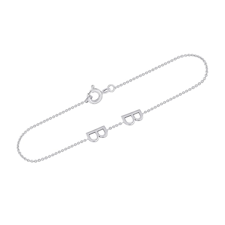 Armband mit 2 Buchstaben Ihrer Wahl Annika