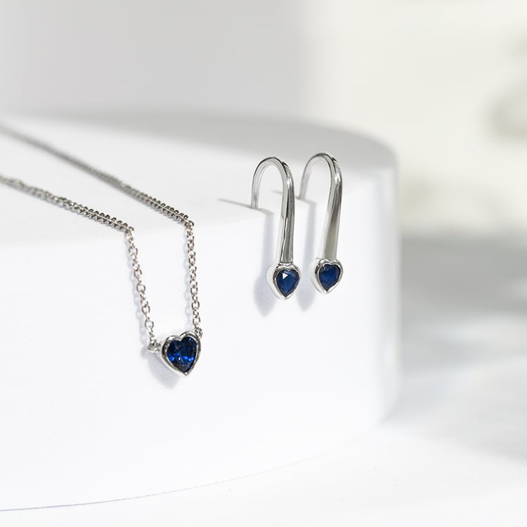 Schmuckset mit Saphiren Roshni 145807