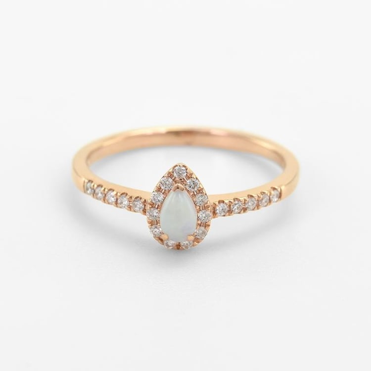Goldring mit Opal und Diamanten Kezia 14850
