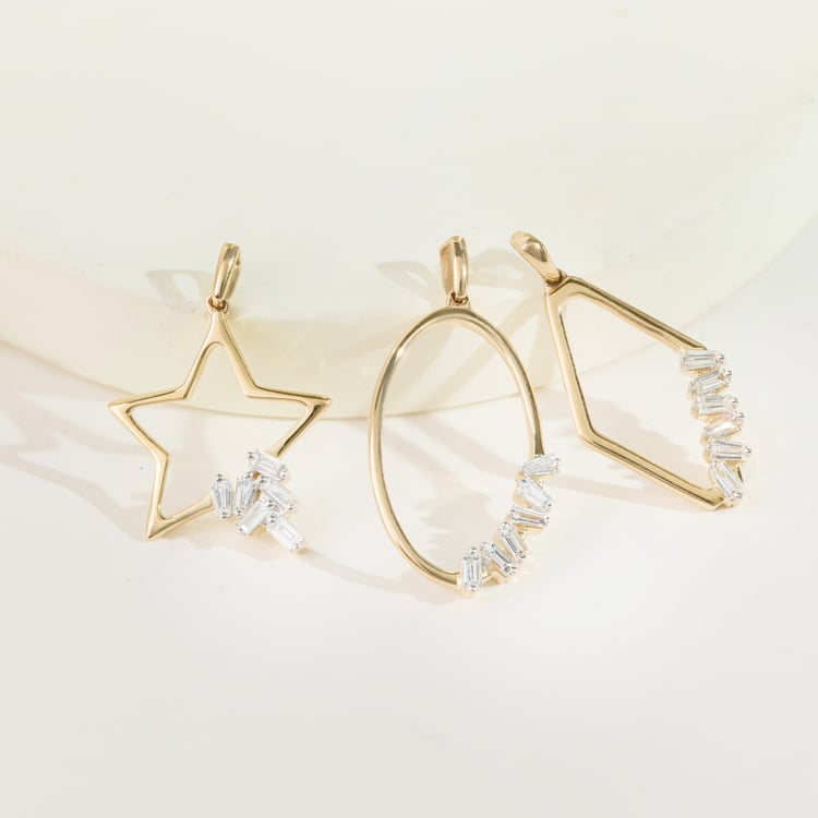 Anhänger aus Gold mit Lab Grown Diamanten 164876