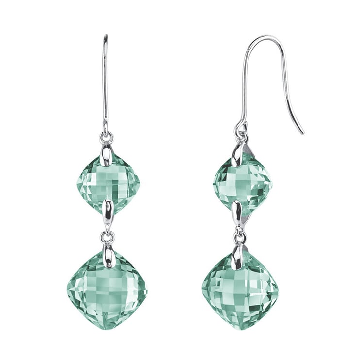 Hängende Ohrringe mit Spinellen Icco