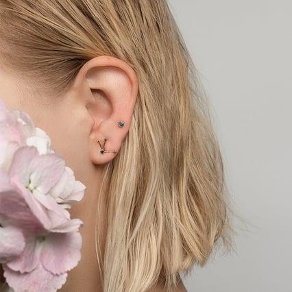 Ohrring mit Sternzeichen Taurus