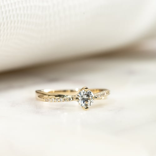 Verlobungsring mit Lab Grown Diamanten Sewyn