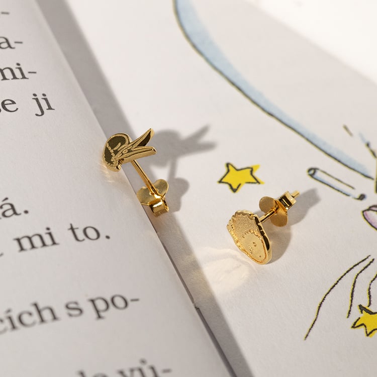 Silberne Ohrstecker Der Kleine Prinz und der Fuchs 138046