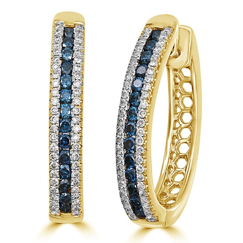 Creolen mit Diamanten Brittany