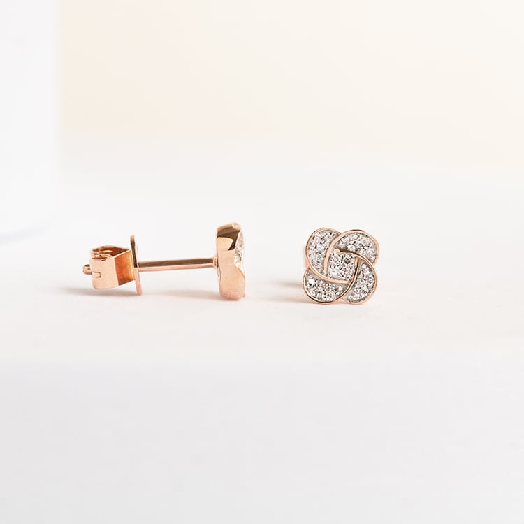 Goldkollektion mit Diamantschmuck in Blumenform Aster 142372