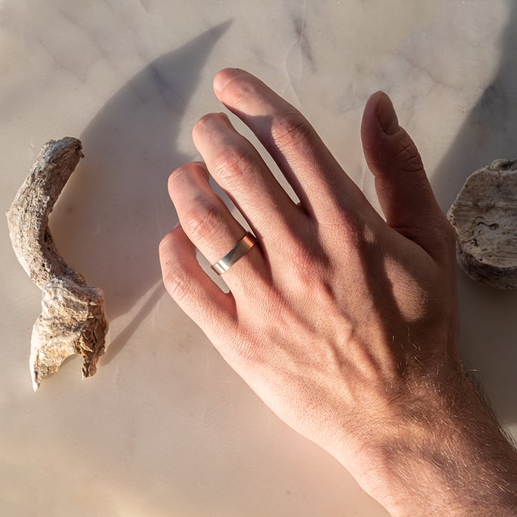 Trauringe aus kombiniertem Gold Talin 97121