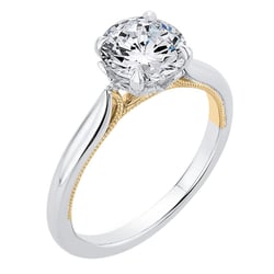 Verlobungsring mit seitlichen Diamanten Libby