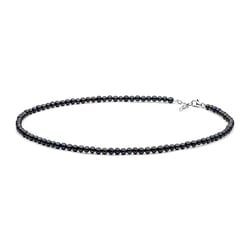 Kette mit schwarzen Perlen Pritii