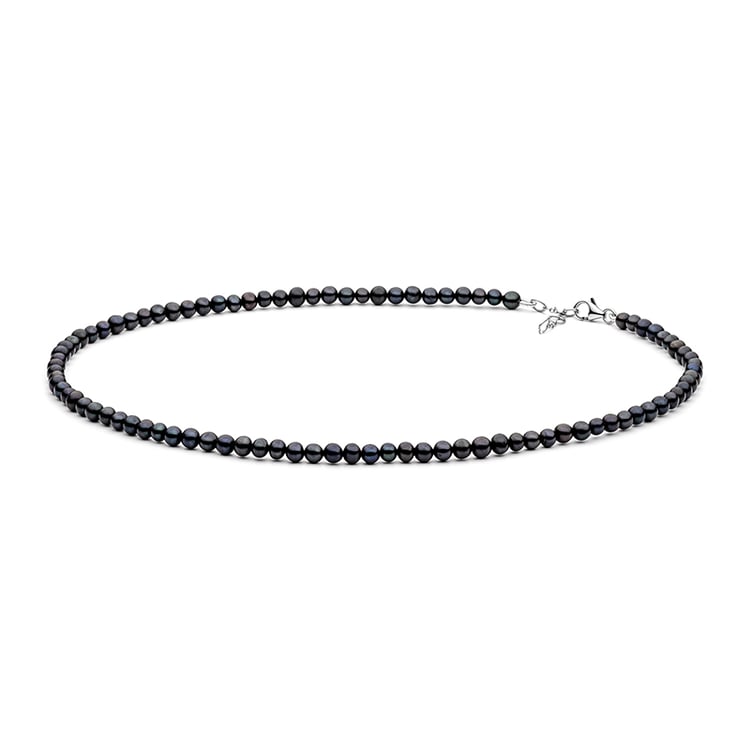 Kette mit schwarzen Perlen Pritii