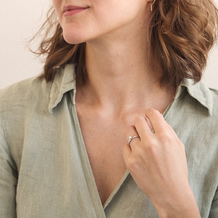 Verlobungsring mit Lab Grown Diamant Eleora 129901