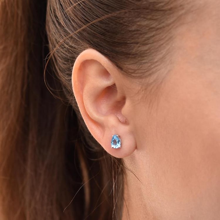 Tränen aus Topas in goldenen Ohrringen Reata 8187