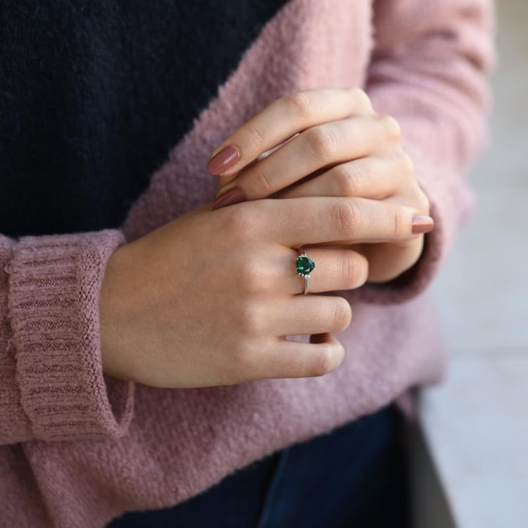 Goldring mit Smaragd 52053