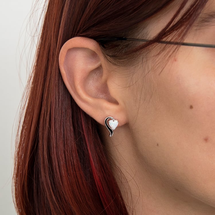 Romantische Opalohrringe aus Silber Goosie 109390