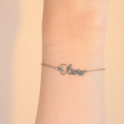 Goldenes Armband mit Namen Elissa