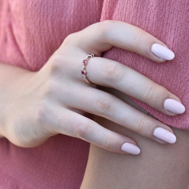 Silberner Eternityring 45153