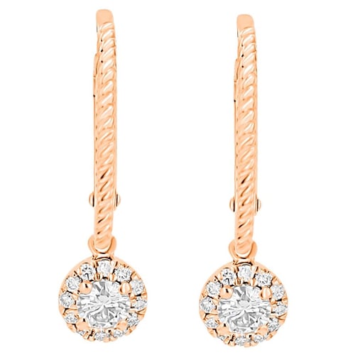 Silberne Ohrringe mit Lab Grown Diamanten Mona