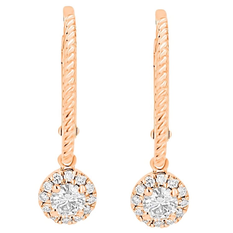 Silberne Ohrringe mit Lab Grown Diamanten Mona 171367