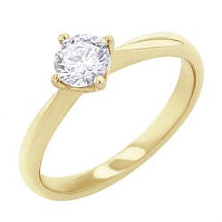 Verlobungsring mit 0.62ct GIA-zertifiziertem Diamanten Mahiya