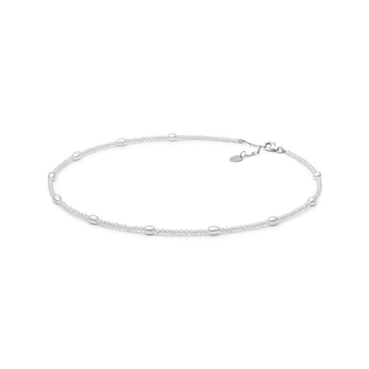 Silberne Perlenkette Ilmar