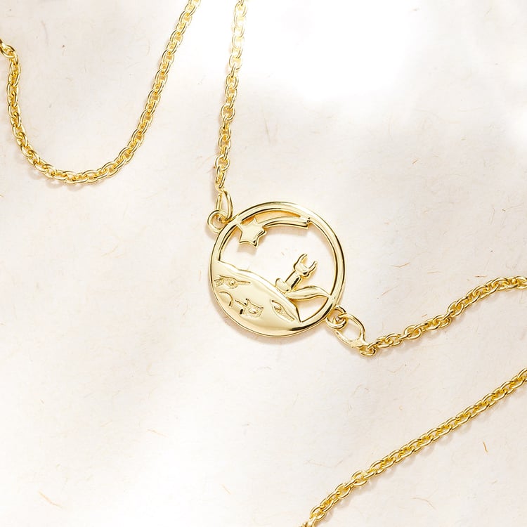 Silbernes Armband mit einem geschnitzten Fuchs Der Kleine Prinz 157552