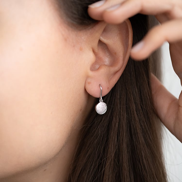 Hängeohrringe mit Lab Grown Diamanten Hallia 131011