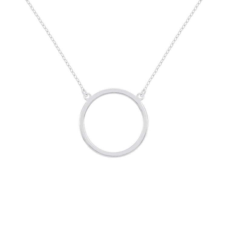 Minimalistische Silber Halskette mit Anhänger