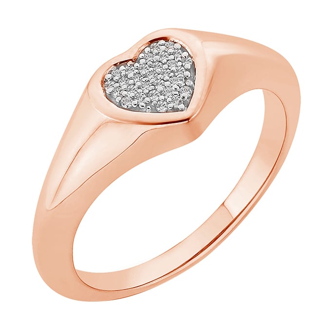 Goldring mit Herz 63923