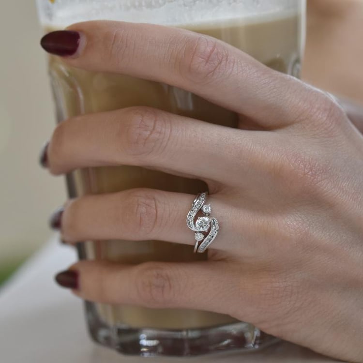 Schmuckset mit Diamanten Julia 4415