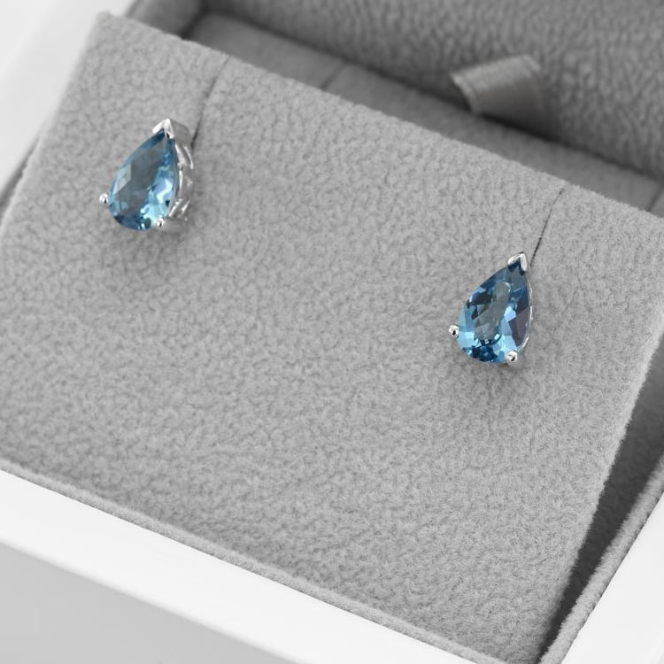 Ohrstecker mit Topas Tropfen 4620