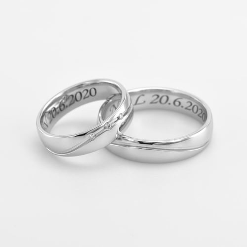 Trauringe aus Platin Zaila