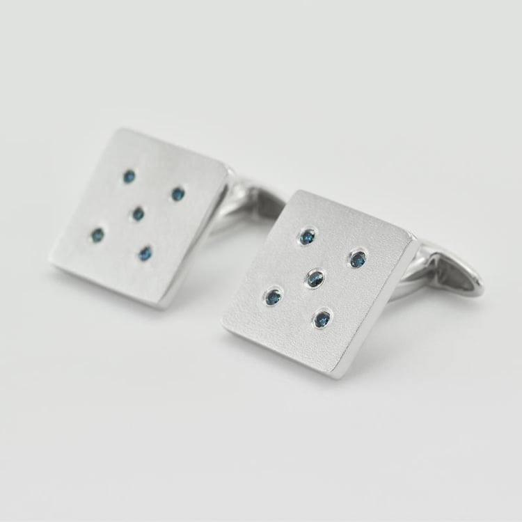 Manschettenknöpfe und Diamanten 28850