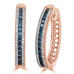Creolen mit Diamanten Brittany