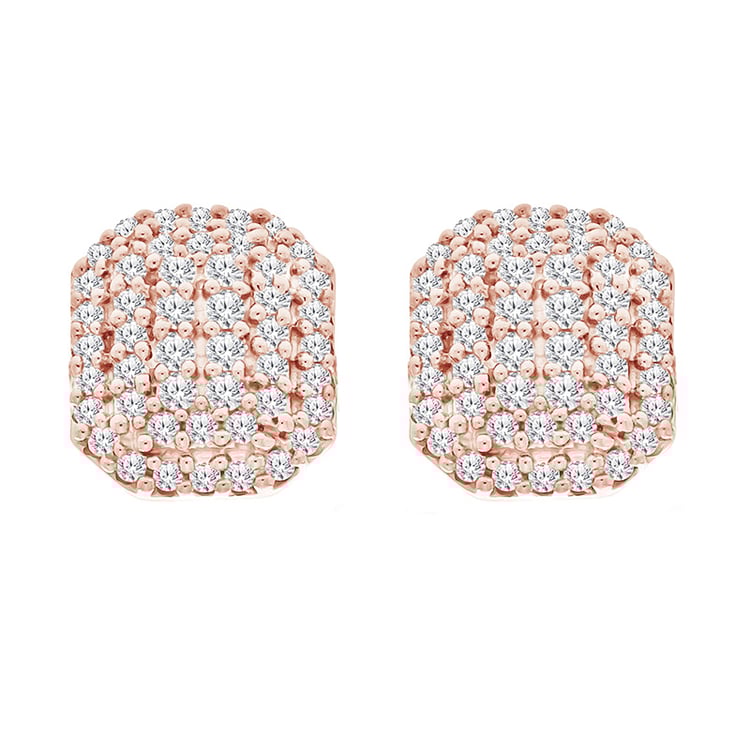 Luxuriöse Ohrringe voller Lab Grown Diamanten Aldith 93081