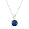 Anhänger mit einem blauen Saphir in der Größe Ihrer Wahl Quinn