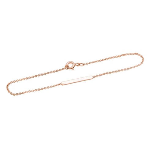 Minimalistisches Goldarmband Bar