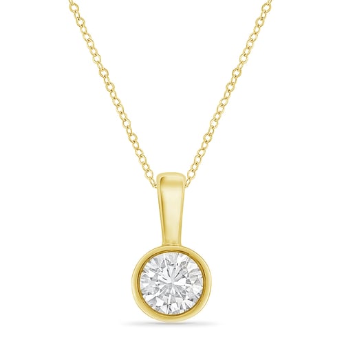 Anhänger mit Diamant in Bezelfassung Martha
