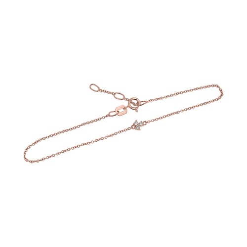 Armband mit drei Lab Grown Diamanten Foley