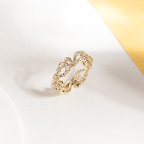 Vintage Goldringe mit Diamanten Christine