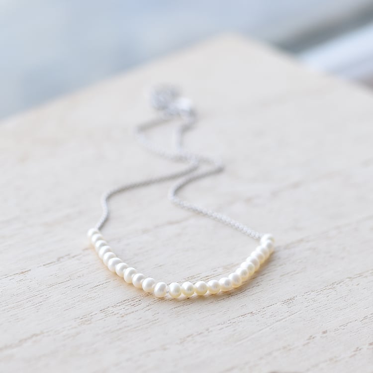 Halskette mit Perlen 58328