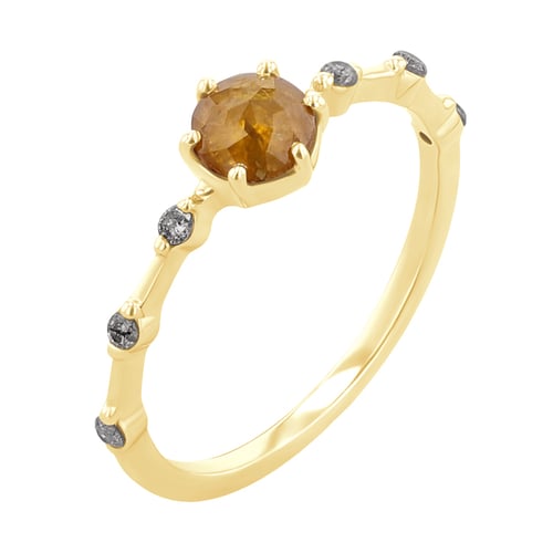 Ring mit Salt and Pepper Diamanten Imelda