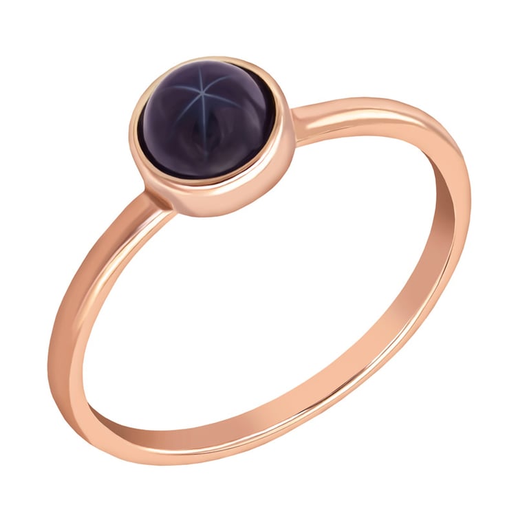 Goldring mit Sternsaphir Stowy