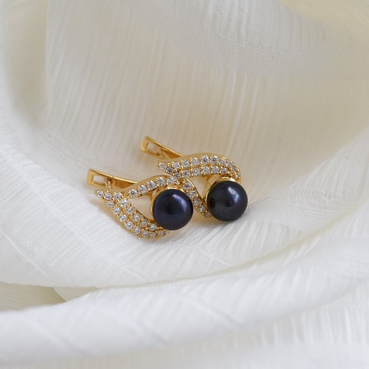 Vergoldete Ohrringe 64423