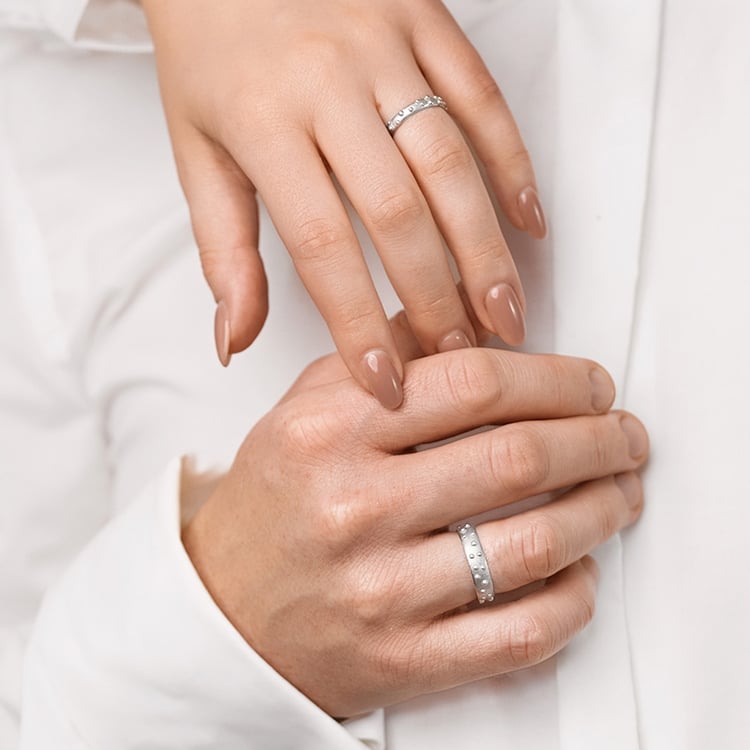 Eheringe mit atypischer Oberfläche Kai 155668