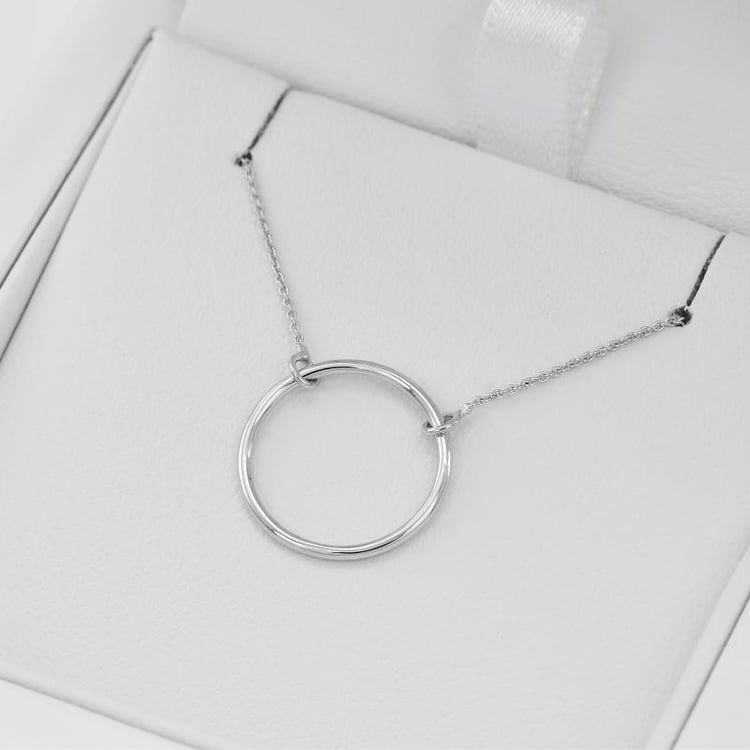 Platinanhänger mit Karmamotiv Karma 71705