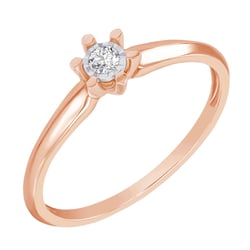 Solitär-Ring mit einem Lab Grown Diamanten Leandra