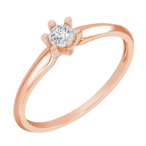 Solitär-Ring mit einem Lab Grown Diamanten Leandra