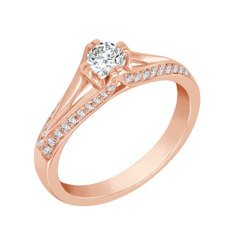 Rosegold Ring 36345