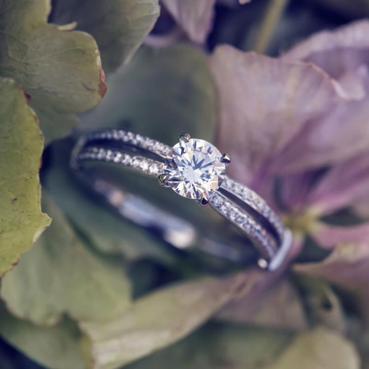 Platin Verlobungsring 12263